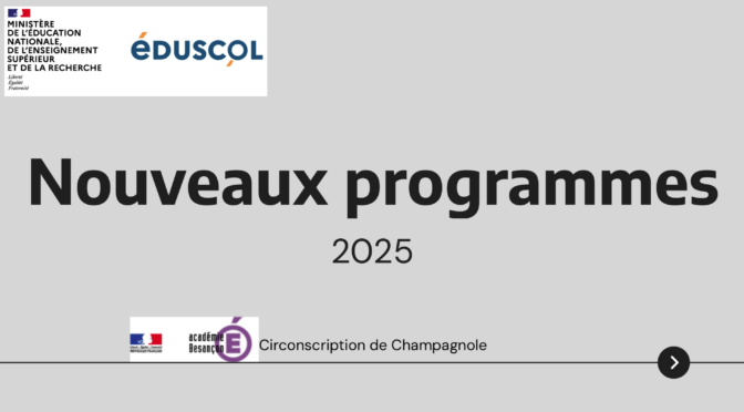 Nouveaux Programmes